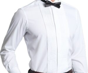 Classic shirt with a Striped Collar