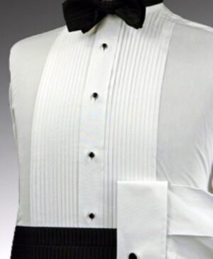 Shirt diplomatic neck shot at the folds