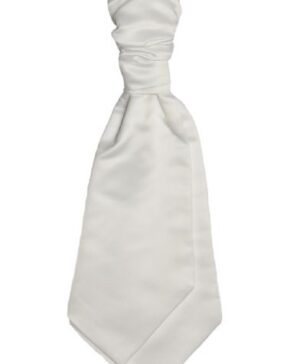 White Wide Tie
