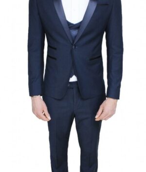 Smoking Prestige Collezione Blu con Gilet