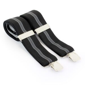 Suspender grey with rows