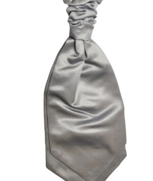 Cravattone grigio argento