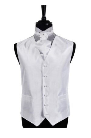 Gilet Shantung Bianco