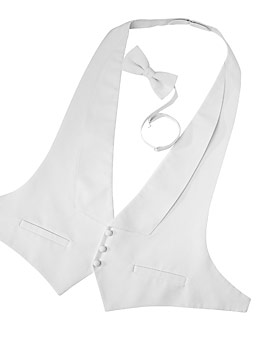 Gilet da Frac in Piquet di Cotone Nuovo