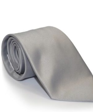Cravatta Elegante Grigio Perla